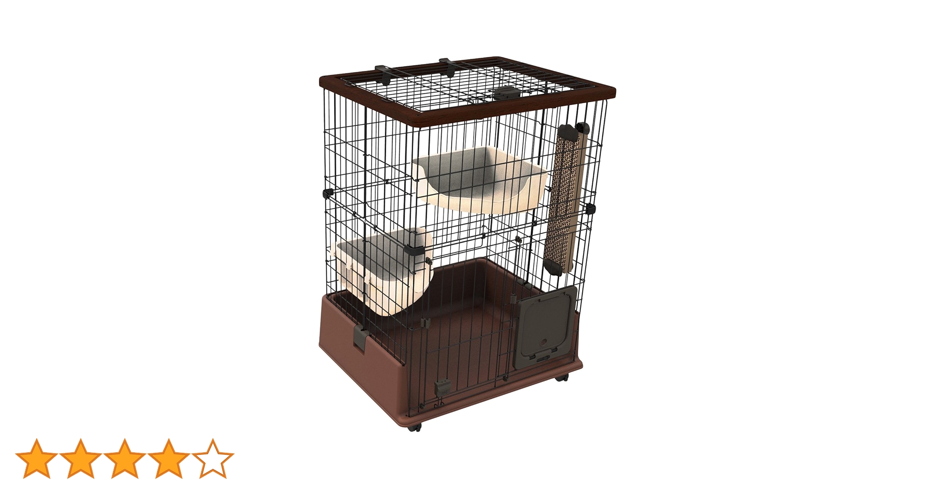 4万円以上で購入ペティオ　necoco キャットケージ 2段式 Amazon.co.jp: ペティオ (Petio) ネココ 仔猫からのしつけにも